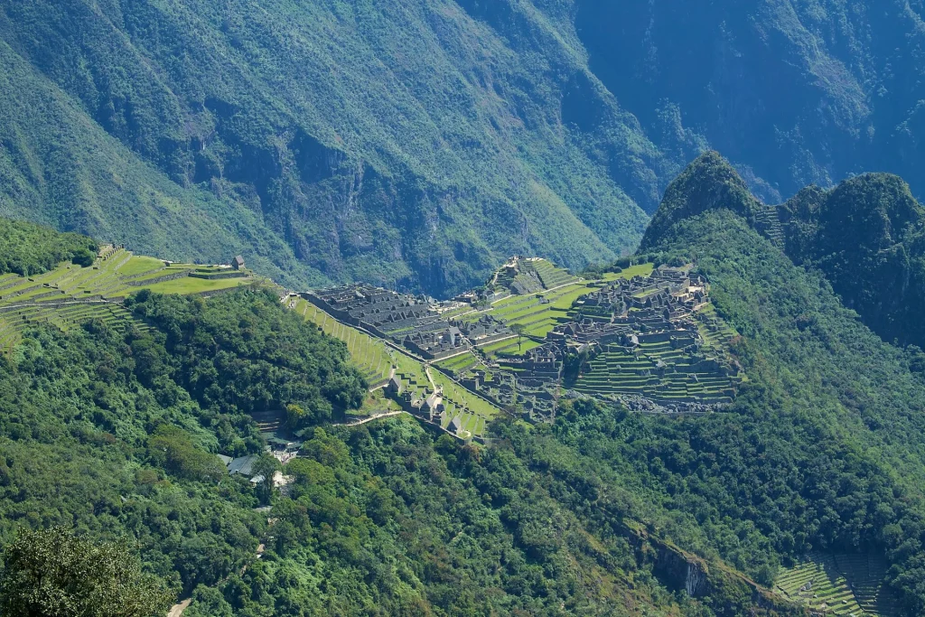 Machu Picchu visto desde la Puerta del Sol (Inti Punku)